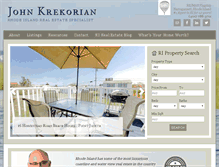 Tablet Screenshot of johnkrekorian.com